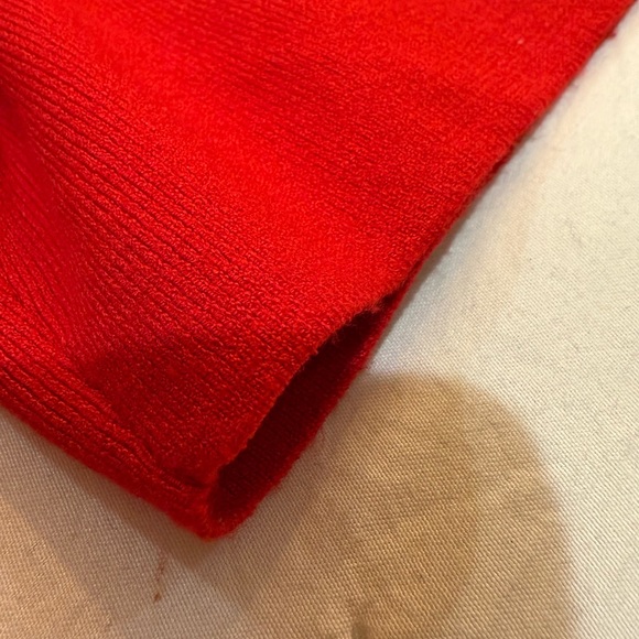 Talbots Red Short Sleeve Top Size Medium - Picture 4 of 7